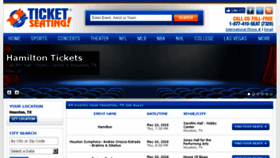 What Ticketseating.com website looked like in 2018 (5 years ago)