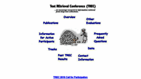 What Trec.nist.gov website looked like in 2018 (7 years ago)