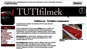 What Tutifilmek.hu website looked like in 2018 (6 years ago)
