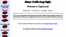 What Type2.com website looked like in 2018 (5 years ago)
