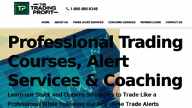 What Thetradingprofit.com website looked like in 2018 (5 years ago)