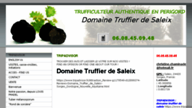 What Truffe-sorges.com website looked like in 2018 (5 years ago)