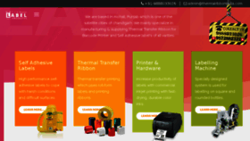 What Thermalribbonindia.com website looked like in 2018 (5 years ago)