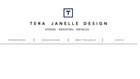 What Terajanelle.com website looked like in 2018 (6 years ago)