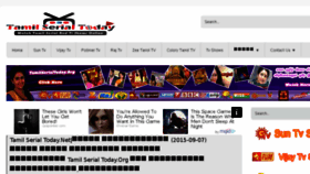 What Tamilserialtoday.net website looked like in 2018 (5 years ago)