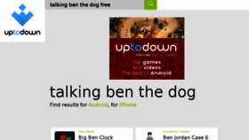 What Talking-ben-the-dog-free.en.uptodown.com website looked like in 2018 (6 years ago)