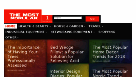What Themostpopular.com.au website looked like in 2018 (6 years ago)
