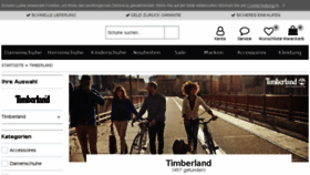 What Timberland-shop.de website looked like in 2018 (6 years ago)
