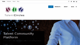 What Talentcircles.com website looked like in 2018 (5 years ago)