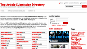 What Toparticlesubmissionsites.com website looked like in 2018 (6 years ago)