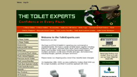 What Toiletexperts.com website looked like in 2018 (5 years ago)