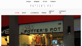 What Thepotterspot.com website looked like in 2018 (5 years ago)