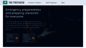 What Theprepared.com website looked like in 2018 (5 years ago)