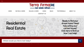 What Terrafirmarealestate.ca website looked like in 2018 (7 years ago)