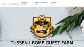 What Tussenibome.co.za website looked like in 2018 (5 years ago)
