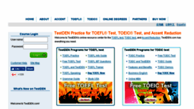 What Toefl.jumbotests.com website looked like in 2018 (6 years ago)