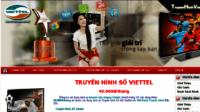 What Truyenhinhviettel.net website looked like in 2018 (5 years ago)