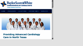 What Thecardiovascularconsultants.com website looked like in 2018 (5 years ago)