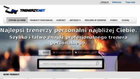 What Trenerzy.net website looked like in 2018 (6 years ago)