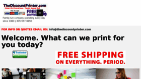 What Thediscountprinter.com website looked like in 2018 (5 years ago)