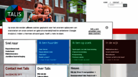 What Talis.nl website looked like in 2018 (7 years ago)