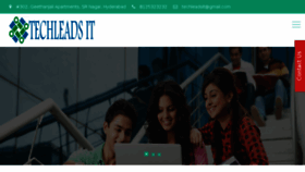 What Techleadsit.com website looked like in 2018 (5 years ago)