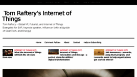 What Tomraftery.com website looked like in 2018 (5 years ago)
