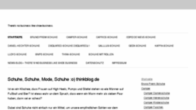 What Thinkblog.de website looked like in 2018 (5 years ago)