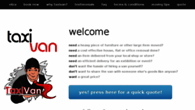 What Taxivan.net website looked like in 2018 (5 years ago)