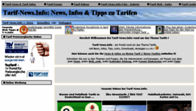 What Tarif-news.info website looked like in 2018 (5 years ago)