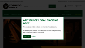 What Tobaccostock.com website looked like in 2018 (5 years ago)