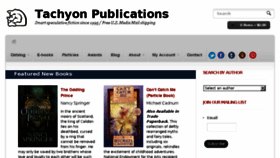What Tachyonpublications.com website looked like in 2018 (5 years ago)