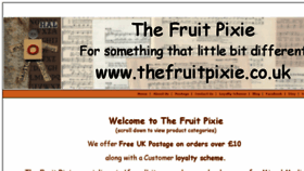 What Thefruitpixie.co.uk website looked like in 2018 (5 years ago)