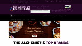 What Thealchemistscupboard.co.uk website looked like in 2018 (5 years ago)