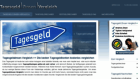 What Tagesgeldzins-vergleich.net website looked like in 2018 (5 years ago)