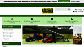 What T-toys.be website looked like in 2018 (6 years ago)