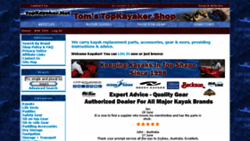 What Topkayaker.com website looked like in 2018 (5 years ago)