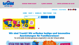 What Trunki-kinderkoffer.de website looked like in 2018 (6 years ago)