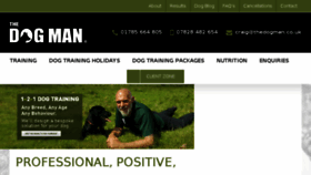 What Thedogman.co.uk website looked like in 2018 (6 years ago)