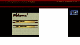 What Trumpetsounds.com website looked like in 2018 (6 years ago)