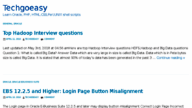 What Techgoeasy.com website looked like in 2018 (5 years ago)