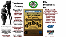 What Thanhouser.org website looked like in 2018 (5 years ago)