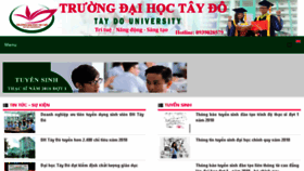 What Tdu.edu.vn website looked like in 2018 (5 years ago)