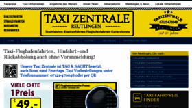 What Taxifunk-zentrale-reutlingen.de website looked like in 2018 (6 years ago)