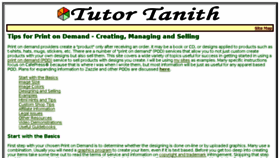 What Tutortanith.com website looked like in 2018 (5 years ago)