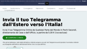 What Telegrammaonline.com website looked like in 2018 (6 years ago)