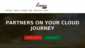 What Turningcloud.com website looked like in 2018 (5 years ago)