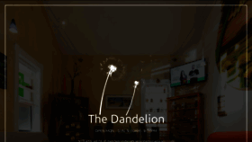 What Thedandelionco.com website looked like in 2018 (6 years ago)