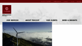 What Trucost.com website looked like in 2018 (5 years ago)