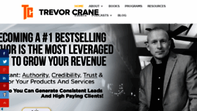 What Trevorcrane.com website looked like in 2018 (5 years ago)